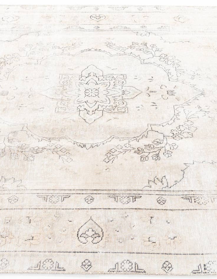 Detail image of  6' 2 x 9' 8  Hand Knotted Ultra Vintage Persian Wool Rug