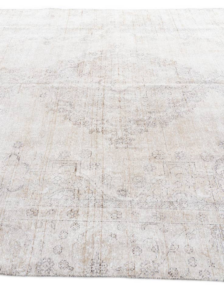 Detail image of  9' x 11' 5  Hand Knotted Ultra Vintage Persian Wool Rug