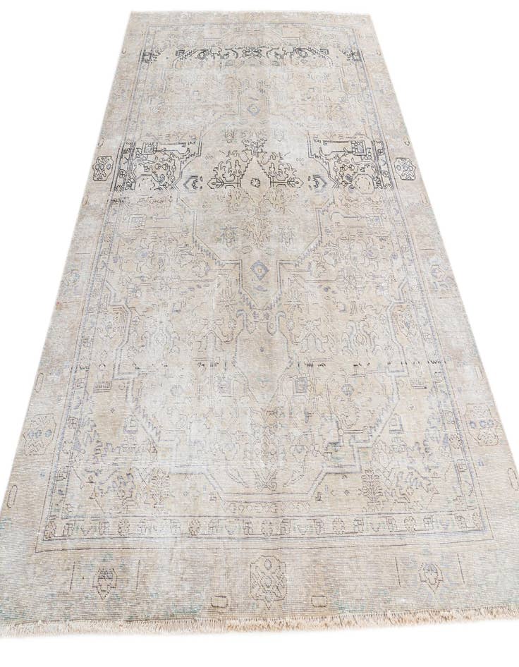 Detail image of  6' 1 x 8' 10  Hand Knotted Ultra Vintage Persian Wool Rug