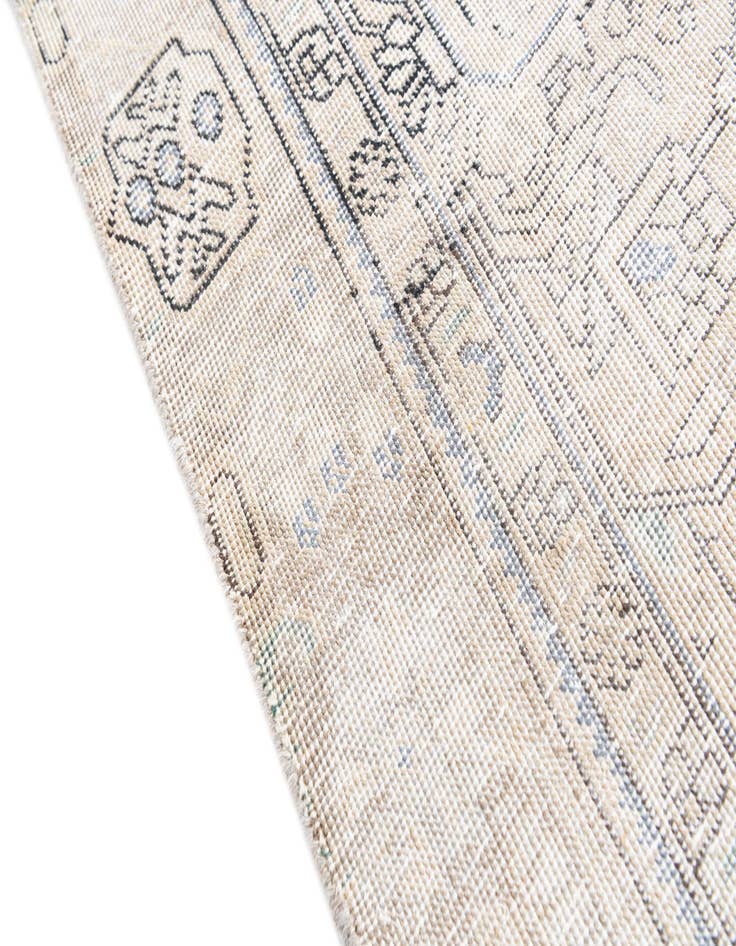 Detail image of  6' 1 x 8' 10  Hand Knotted Ultra Vintage Persian Wool Rug