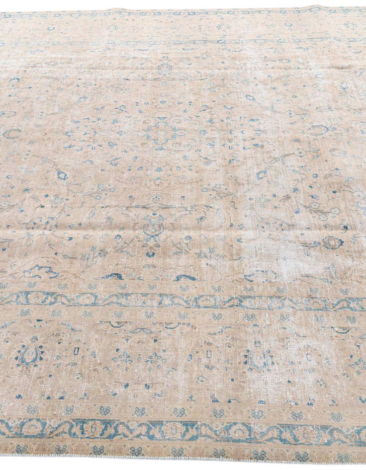 Detail image of  8' 10 x 12' 8  Hand Knotted Ultra Vintage Persian Wool Rug