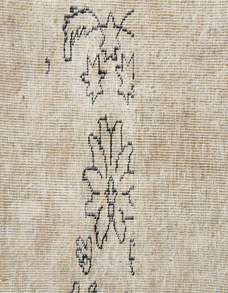 Detail image of  9' x 11' 10  Hand Knotted Ultra Vintage Persian Wool Rug