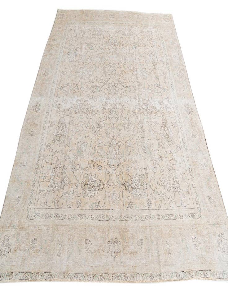 Detail image of  9' 3 x 11' 9  Hand Knotted Ultra Vintage Persian Wool Rug