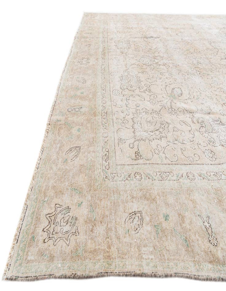 Detail image of  9' 3 x 11' 9  Hand Knotted Ultra Vintage Persian Wool Rug