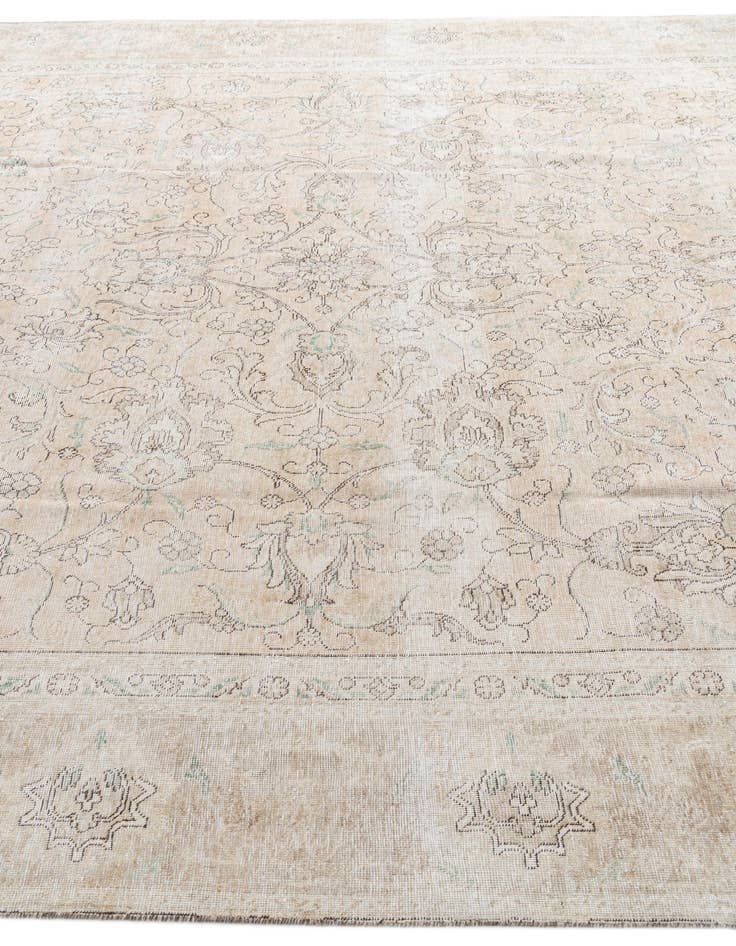 Detail image of  9' 3 x 11' 9  Hand Knotted Ultra Vintage Persian Wool Rug
