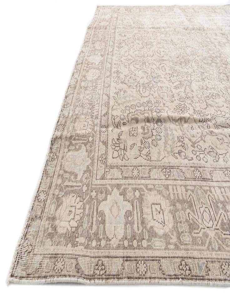 Detail image of  8' x 10' 7  Hand Knotted Ultra Vintage Persian Wool Rug