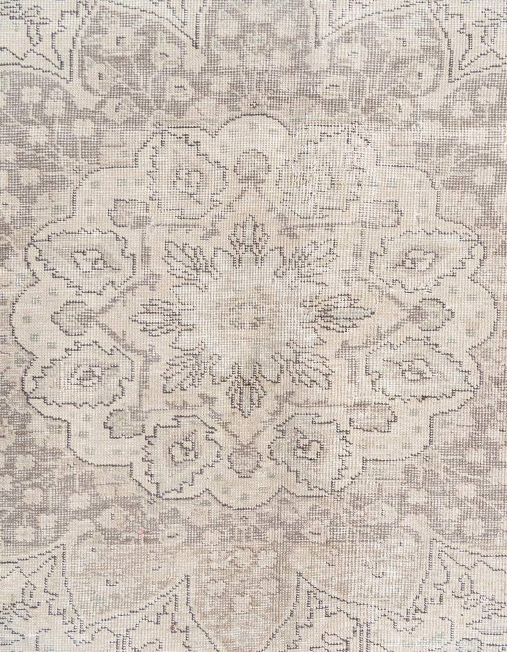 Detail image of  8' x 10' 7  Hand Knotted Ultra Vintage Persian Wool Rug