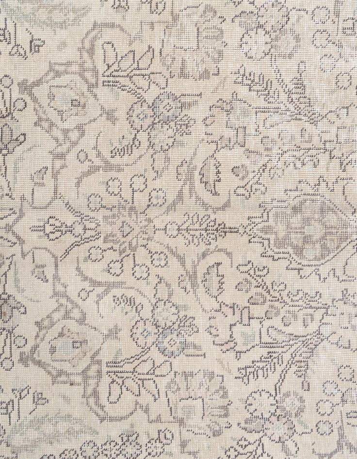 Detail image of  8' x 10' 7  Hand Knotted Ultra Vintage Persian Wool Rug