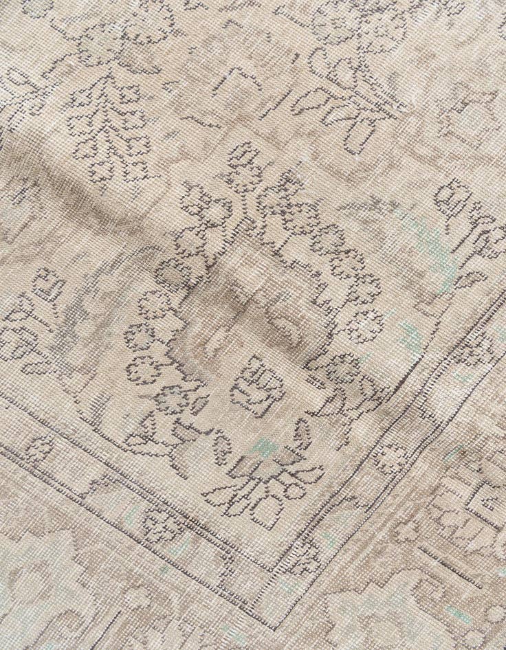 Detail image of  8' x 10' 7  Hand Knotted Ultra Vintage Persian Wool Rug