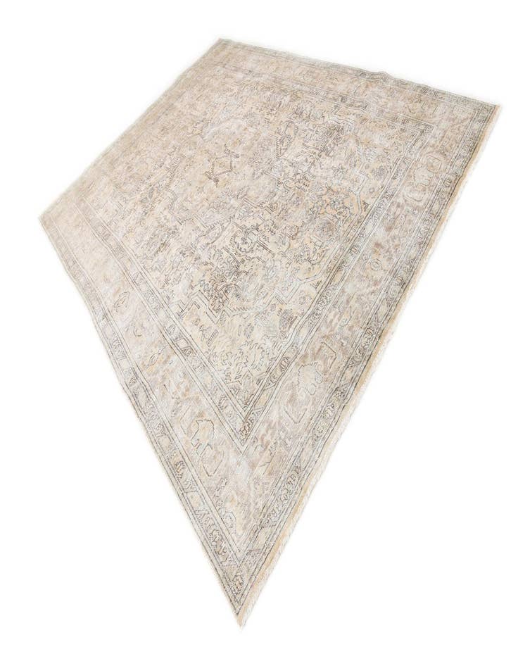 Detail image of  7' 10 x 10' 10  Hand Knotted Ultra Vintage Persian Wool Rug