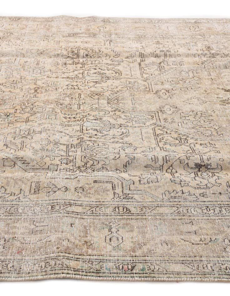 Detail image of  7' 10 x 10' 10  Hand Knotted Ultra Vintage Persian Wool Rug