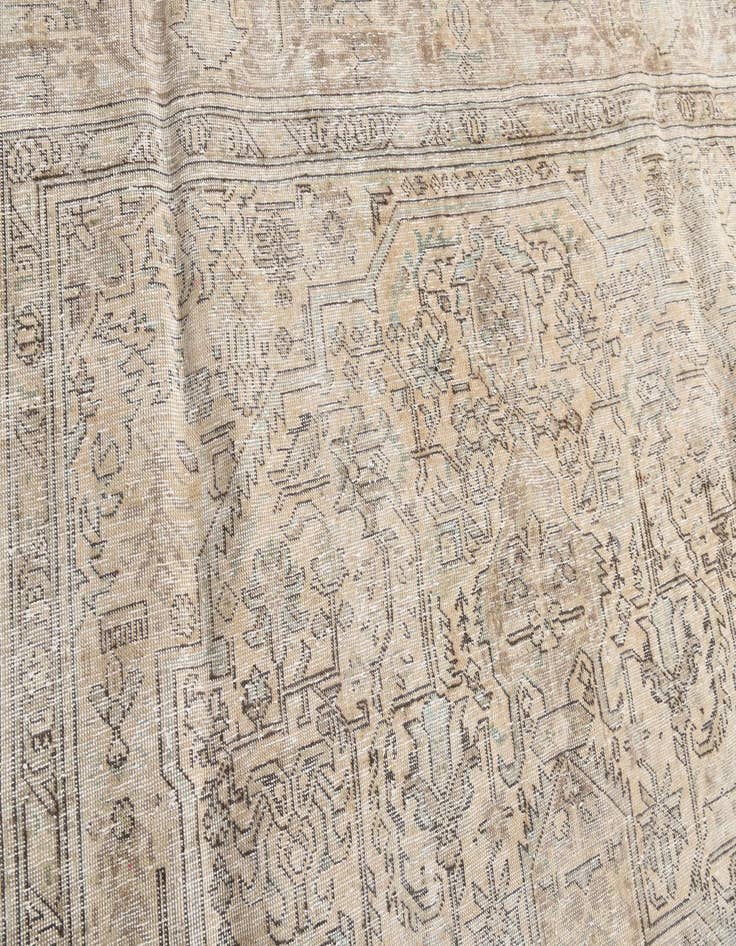 Detail image of  7' 10 x 10' 10  Hand Knotted Ultra Vintage Persian Wool Rug