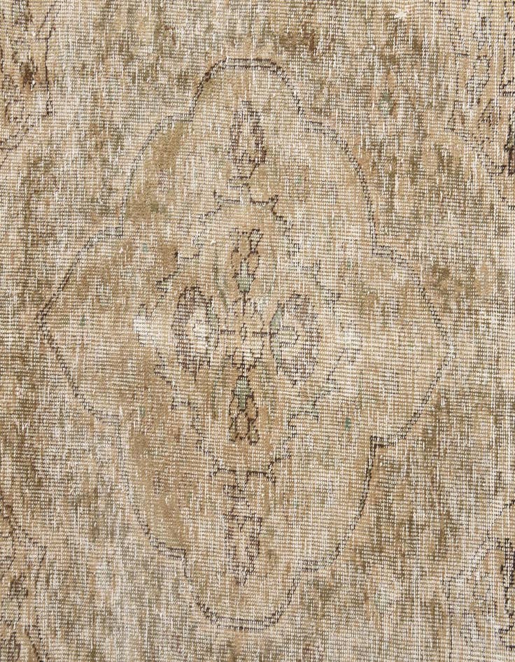 Detail image of  9' 8 x 12' 9  Hand Knotted Ultra Vintage Persian Wool Rug
