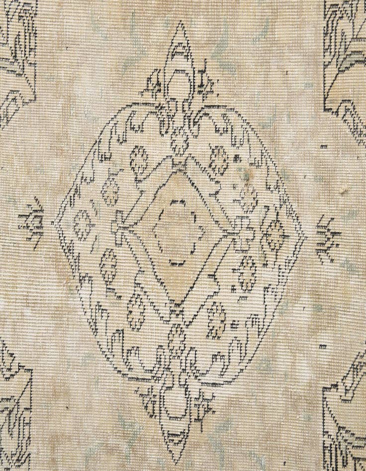 Detail image of  9' 5 x 12' 3  Hand Knotted Ultra Vintage Persian Wool Rug