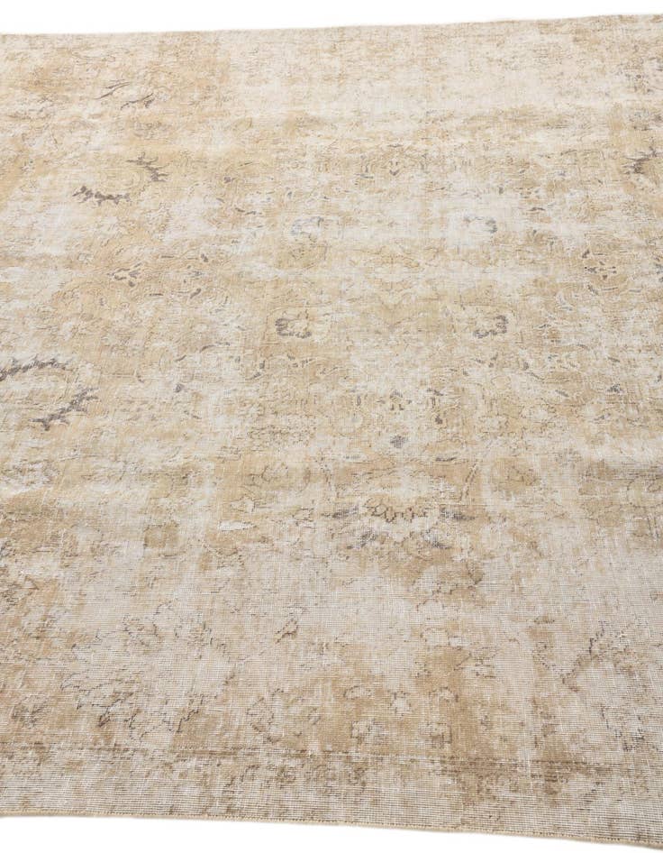 Detail image of  7' 6 x 10' 9  Hand Knotted Ultra Vintage Persian Wool Rug