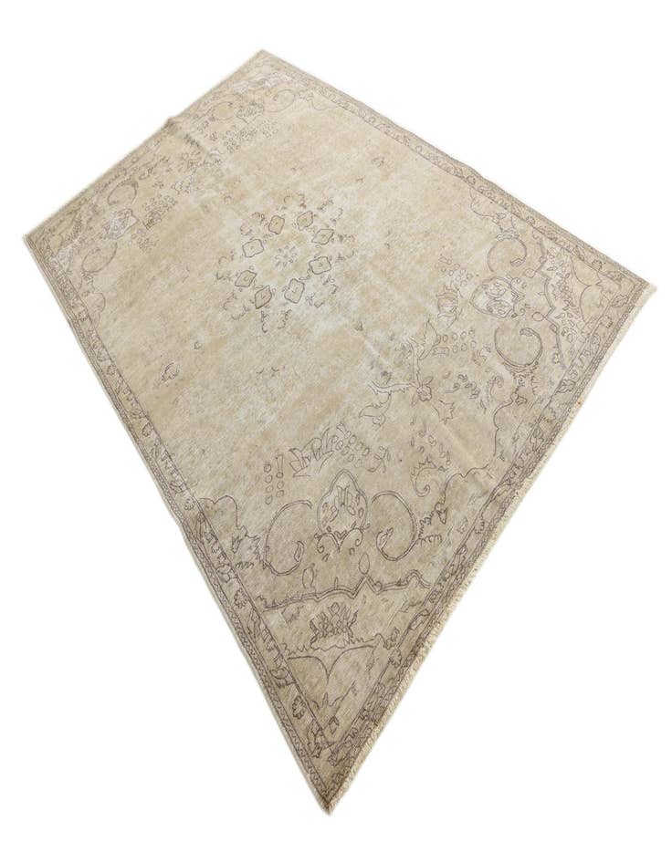 Detail image of  6' 1 x 9' 4  Hand Knotted Ultra Vintage Persian Wool Rug