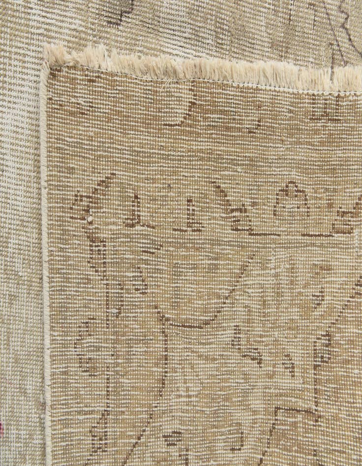 Detail image of  6' 1 x 9' 4  Hand Knotted Ultra Vintage Persian Wool Rug