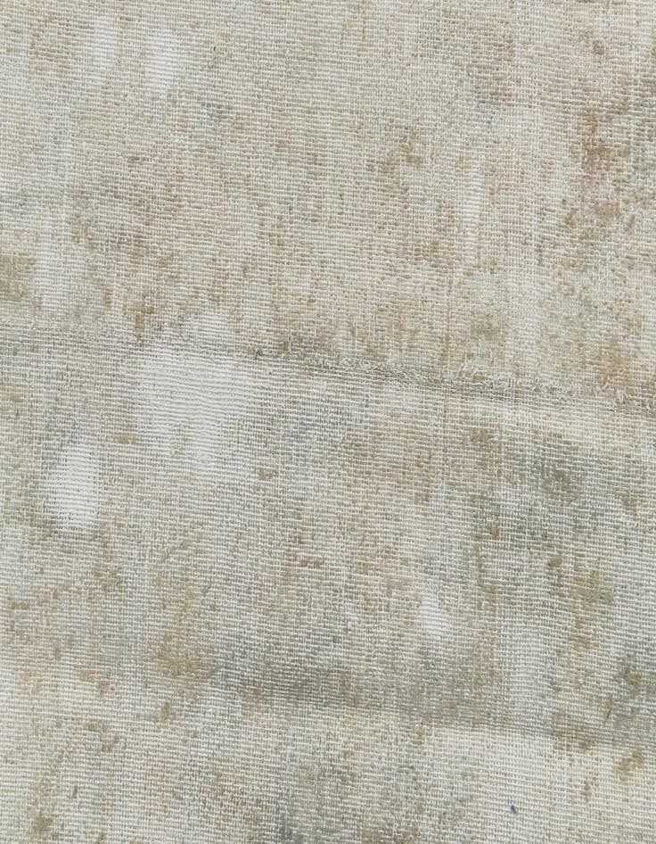 Detail image of  5' 10 x 9'  Hand Knotted Ultra Vintage Persian Wool Rug