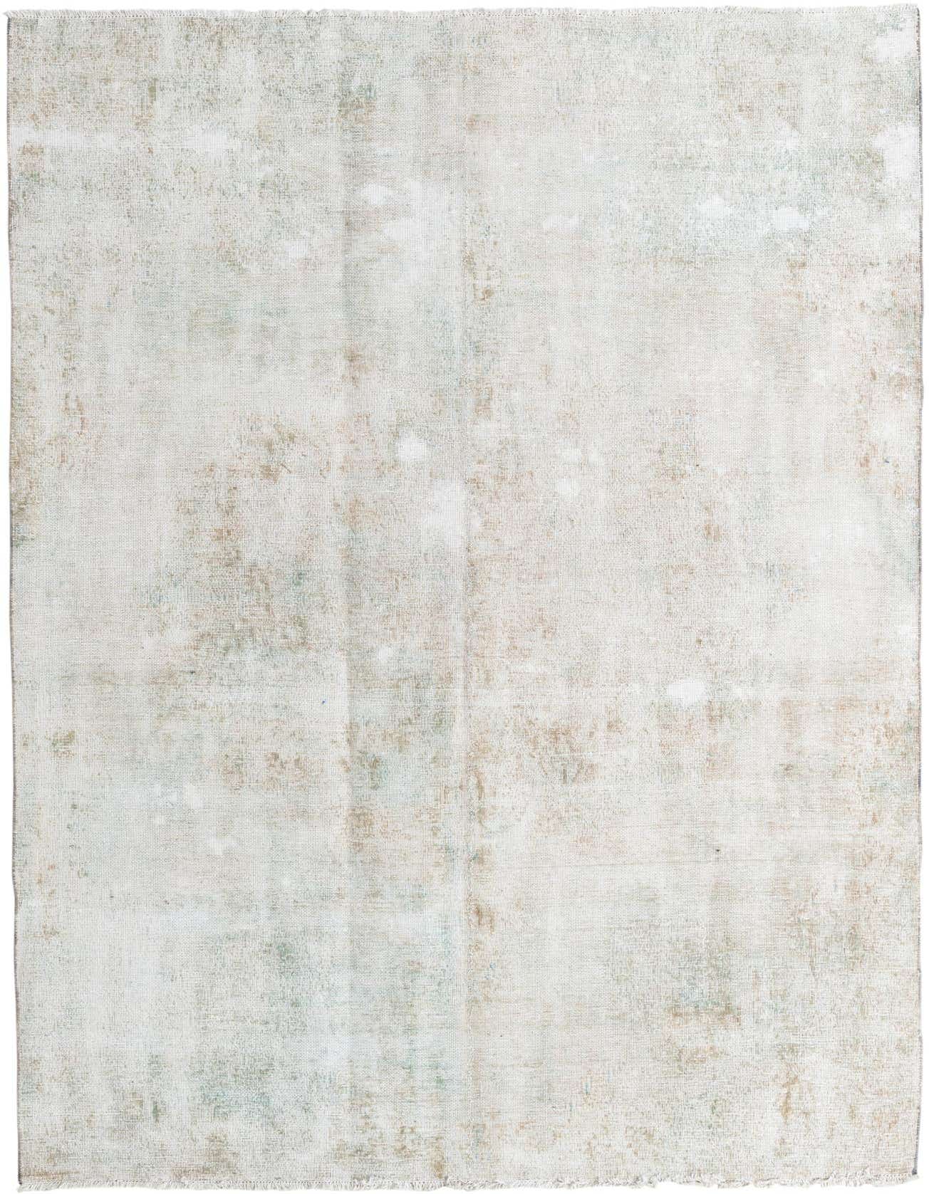 A 6x9 rectangular Ultra Vintage rug in muted brown, tan, and cream tones with a distressed Persian pattern.