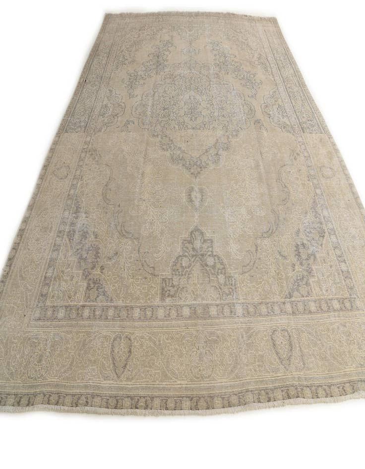 Detail image of  9' 8 x 12' 6  Hand Knotted Ultra Vintage Persian Wool Rug