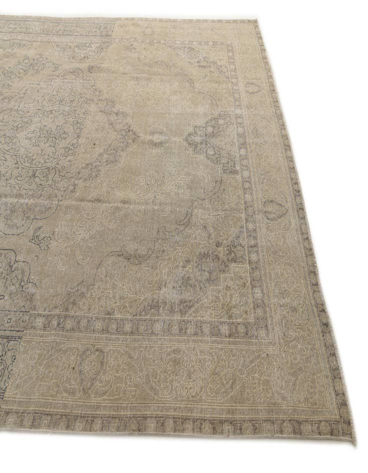 Detail image of  9' 8 x 12' 6  Hand Knotted Ultra Vintage Persian Wool Rug