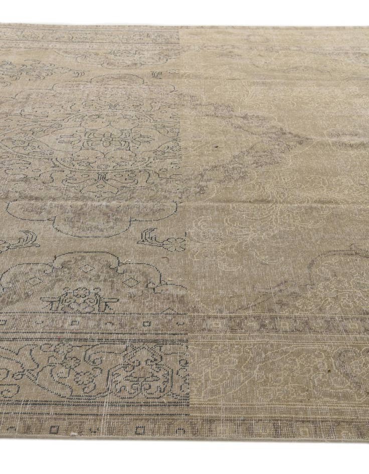 Detail image of  9' 8 x 12' 6  Hand Knotted Ultra Vintage Persian Wool Rug