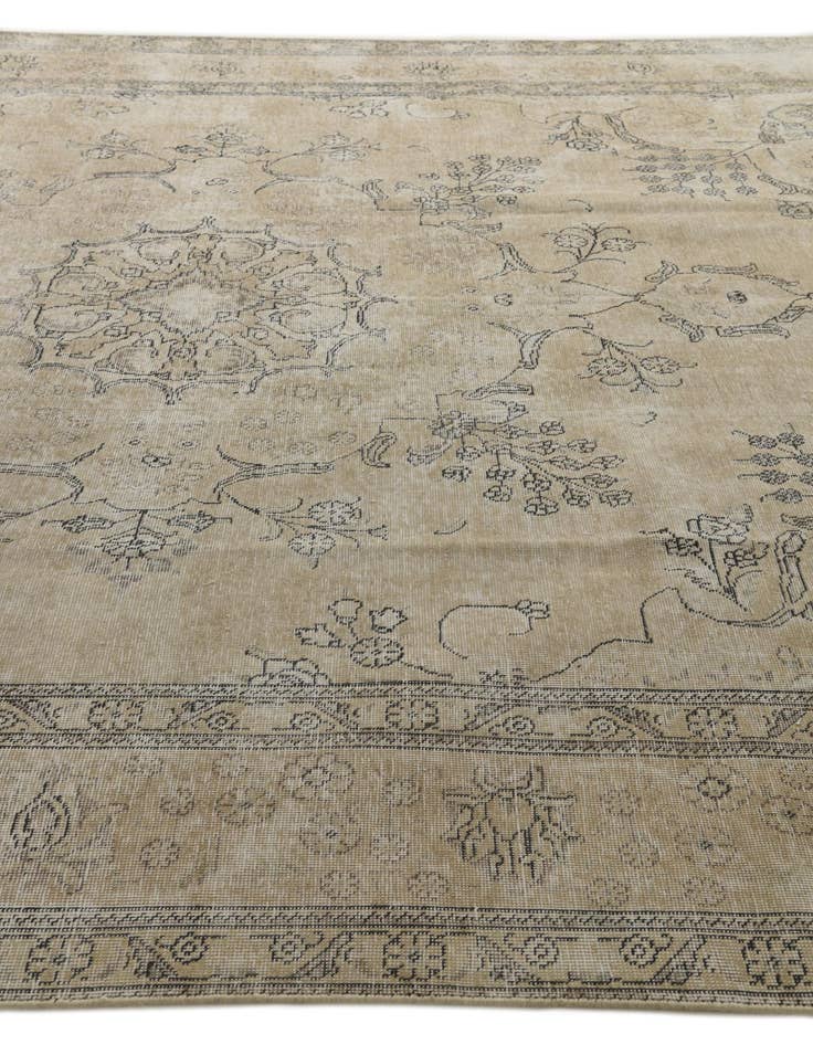 Detail image of  9' 6 x 12' 2  Hand Knotted Ultra Vintage Persian Wool Rug