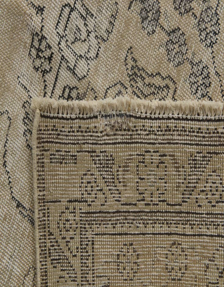 Detail image of  9' 6 x 12' 2  Hand Knotted Ultra Vintage Persian Wool Rug