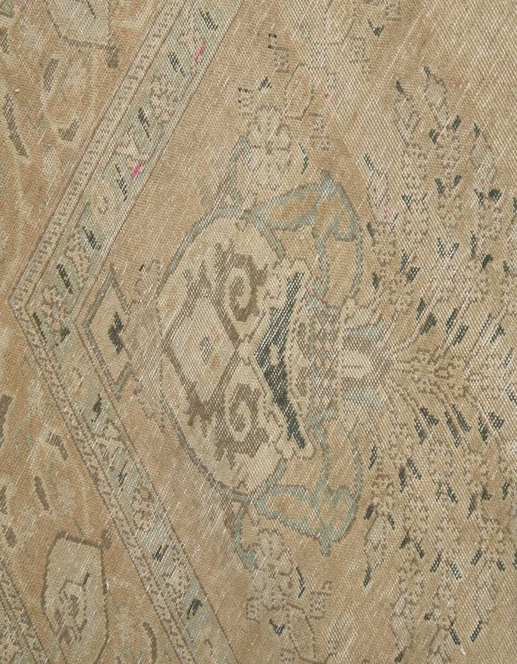 Detail image of  9' 8 x 12' 8  Hand Knotted Ultra Vintage Persian Wool Rug