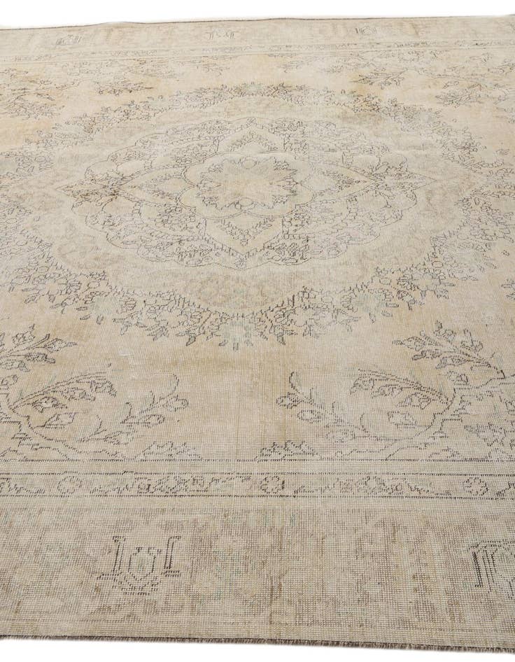 Detail image of  8' 11 x 12' 4  Hand Knotted Ultra Vintage Persian Wool Rug