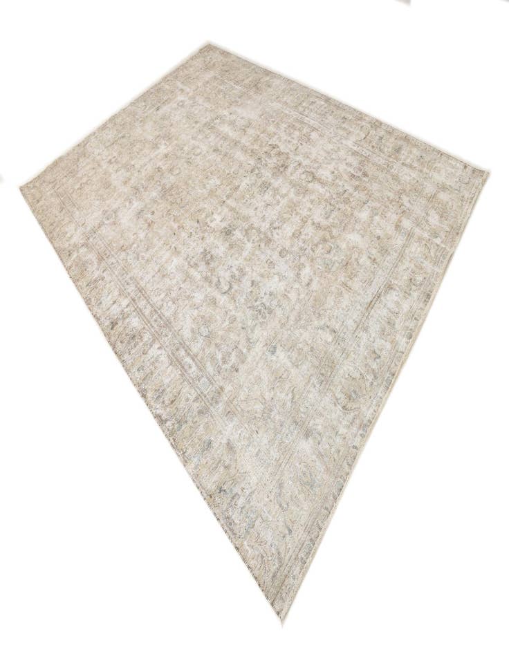 Detail image of  8' x 11' 2  Hand Knotted Ultra Vintage Persian Wool Rug