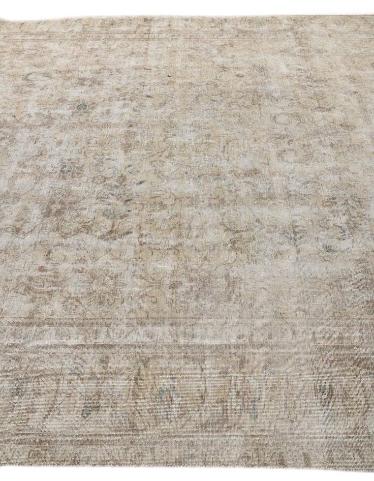 Detail image of  8' x 11' 2  Hand Knotted Ultra Vintage Persian Wool Rug