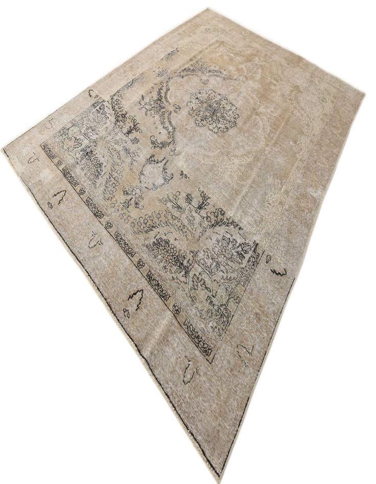 Detail image of  8' 10 x 12' 2  Hand Knotted Ultra Vintage Persian Wool Rug