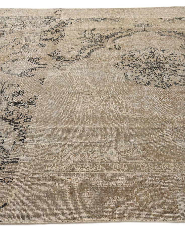 Detail image of  8' 10 x 12' 2  Hand Knotted Ultra Vintage Persian Wool Rug