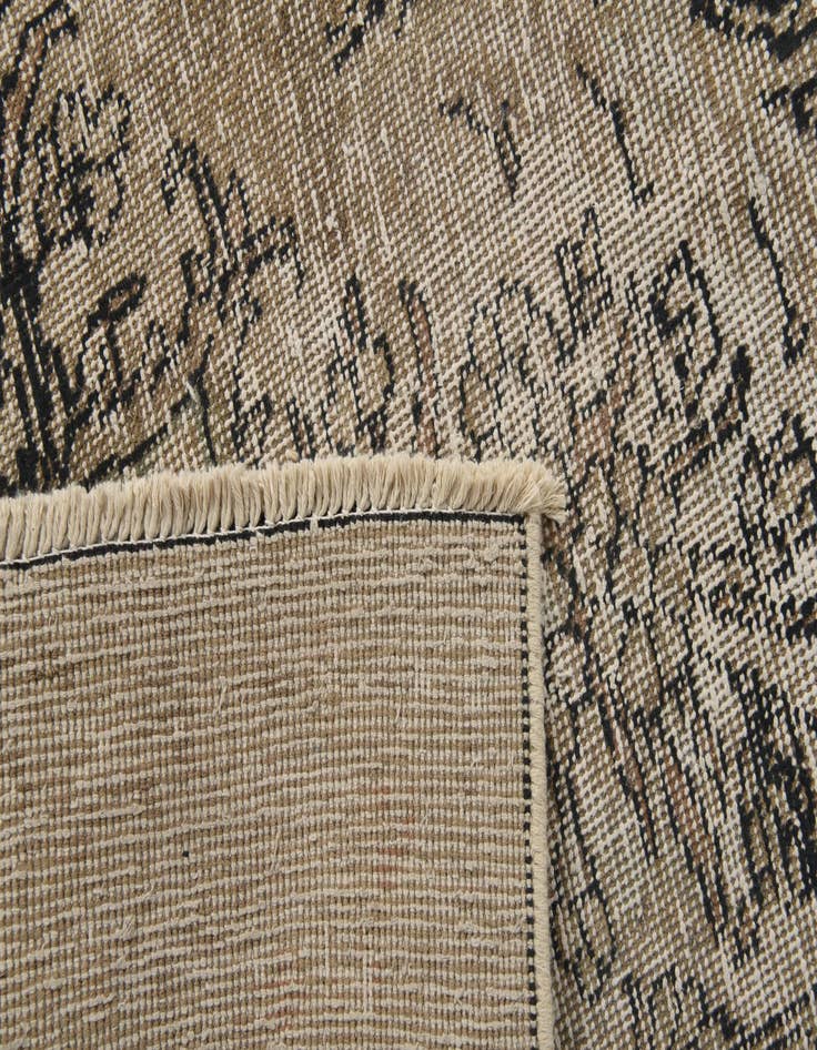 Detail image of  8' 10 x 12' 2  Hand Knotted Ultra Vintage Persian Wool Rug