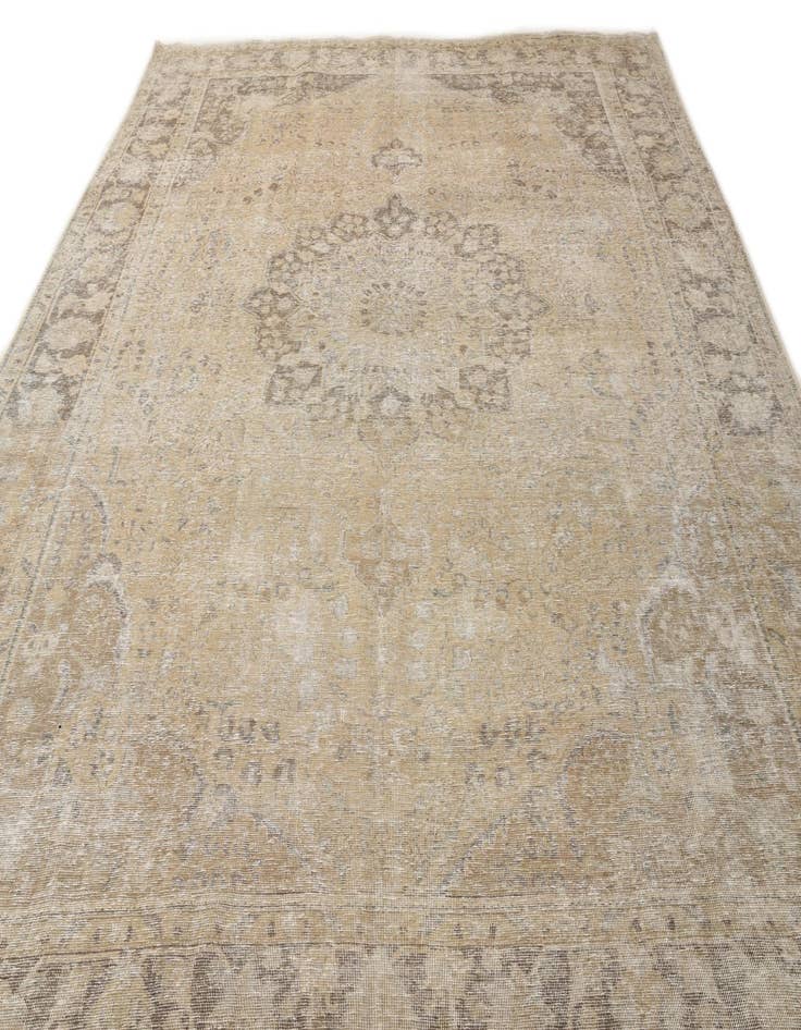 Detail image of  9' 6 x 12' 3  Hand Knotted Ultra Vintage Persian Wool Rug