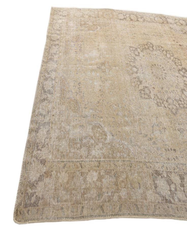 Detail image of  9' 6 x 12' 3  Hand Knotted Ultra Vintage Persian Wool Rug