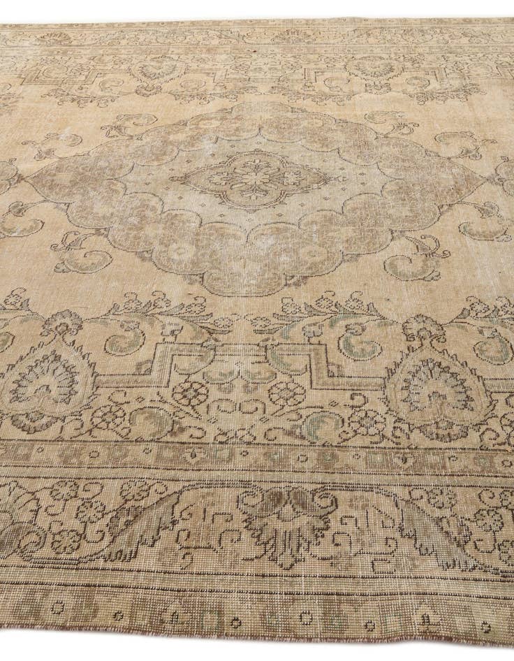 Detail image of  9' 9 x 12' 2  Hand Knotted Ultra Vintage Persian Wool Rug