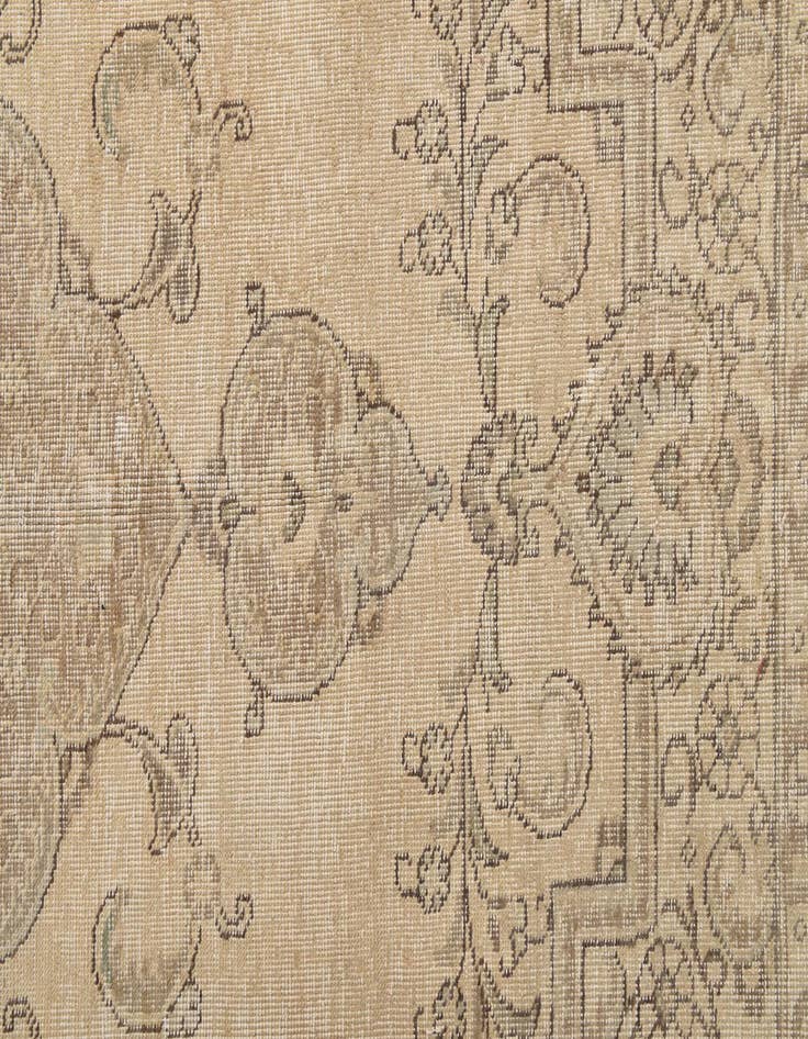 Detail image of  9' 9 x 12' 2  Hand Knotted Ultra Vintage Persian Wool Rug