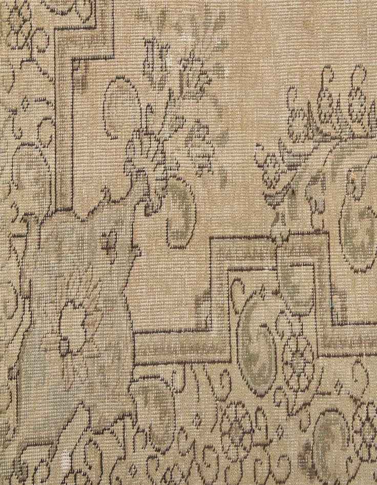 Detail image of  9' 9 x 12' 2  Hand Knotted Ultra Vintage Persian Wool Rug