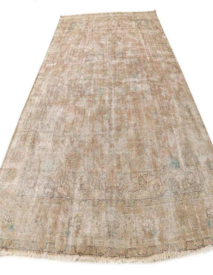 Detail image of  9' 5 x 13'  Hand Knotted Ultra Vintage Persian Wool Rug