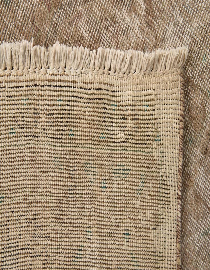 Detail image of  9' 5 x 13'  Hand Knotted Ultra Vintage Persian Wool Rug