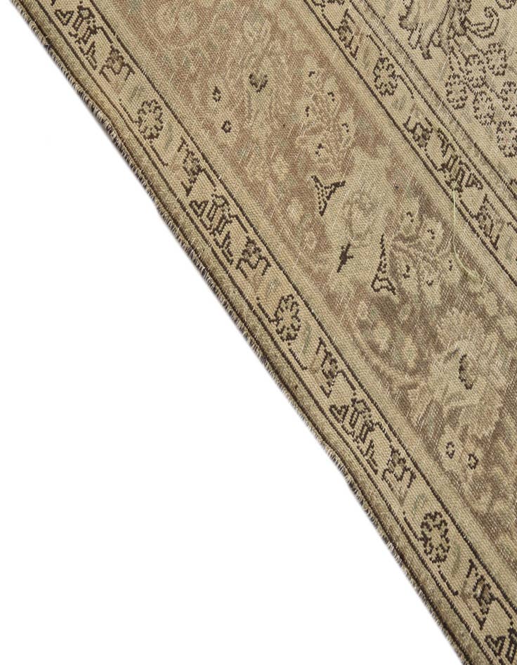 Detail image of  8' x 11' 2  Hand Knotted Ultra Vintage Persian Wool Rug