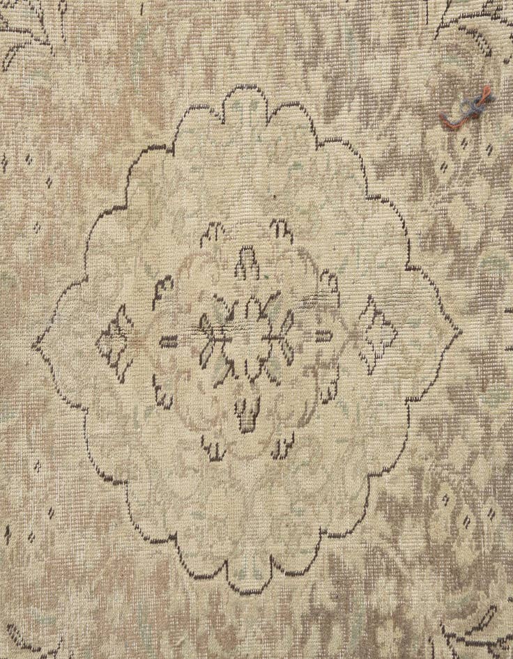 Detail image of  8' x 11' 2  Hand Knotted Ultra Vintage Persian Wool Rug