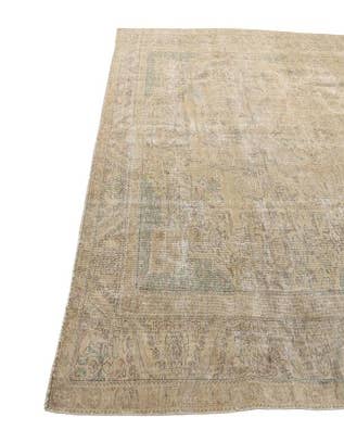 Detail image of  9' 4 x 12' 7  Hand Knotted Ultra Vintage Persian Wool Rug