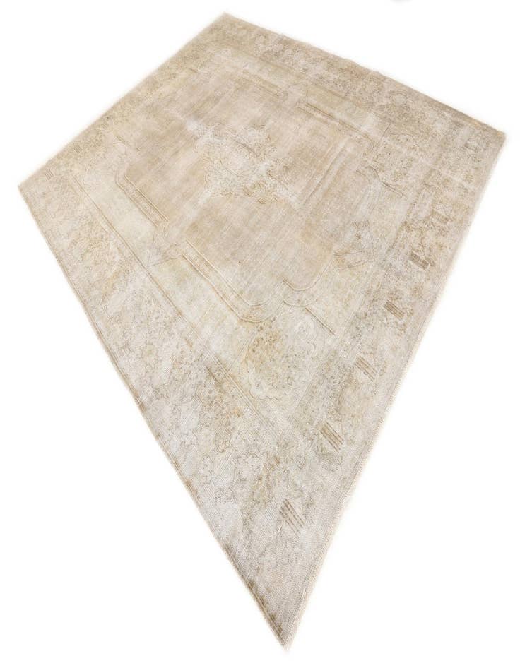 Detail image of 9' 3 x 10' 5 Hand Knotted Ultra Vintage Persian Wool Rug