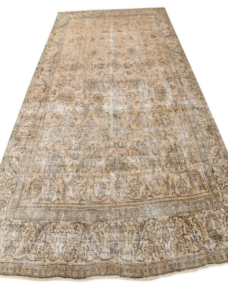 Detail image of  9' 8 x 12' 6  Hand Knotted Ultra Vintage Persian Wool Rug