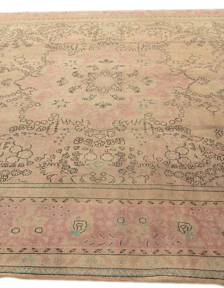 Detail image of  9' 4 x 12' 4  Hand Knotted Ultra Vintage Persian Wool Rug