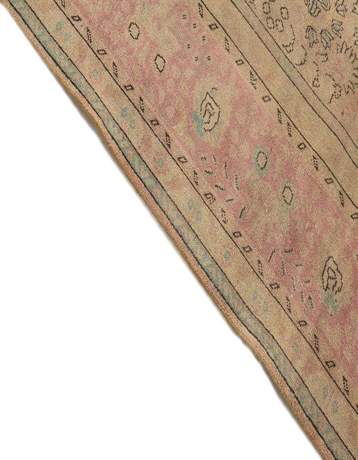 Detail image of  9' 4 x 12' 4  Hand Knotted Ultra Vintage Persian Wool Rug