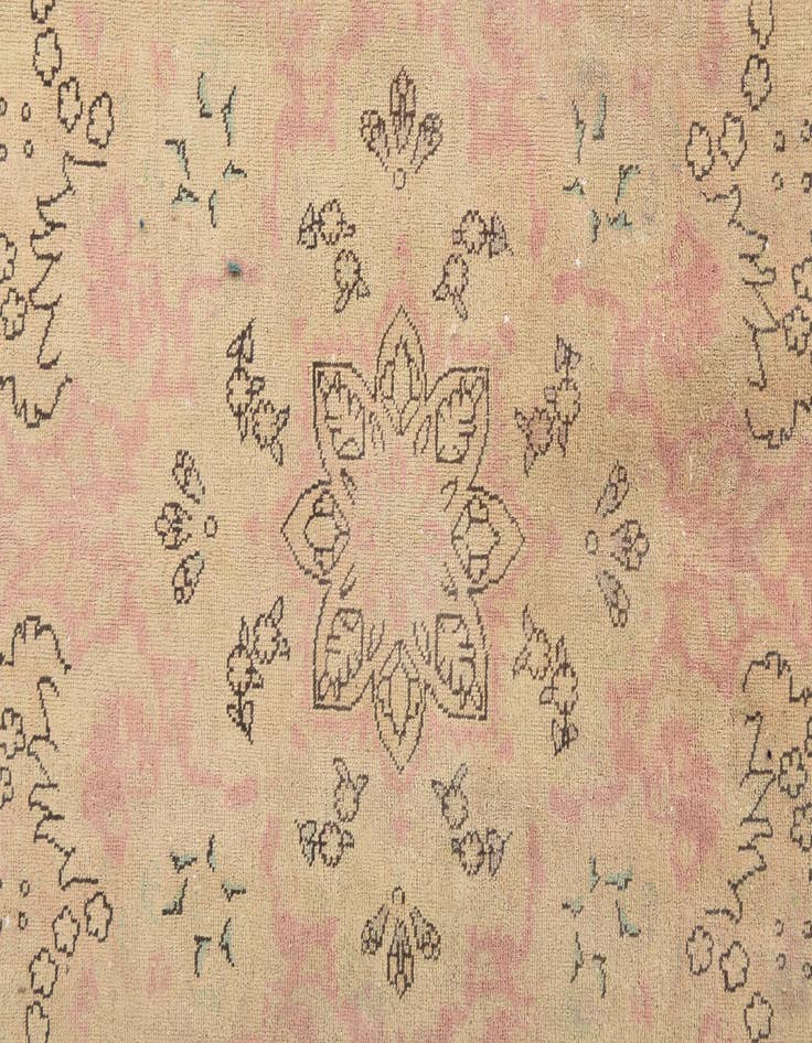 Detail image of  9' 4 x 12' 4  Hand Knotted Ultra Vintage Persian Wool Rug